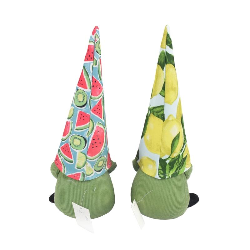 Lemon/Watermelons Gnome Doll Lovely Holiday Decorations Festival Faceless Dwarfs Sculpture Rudolphs Figurines for Kids