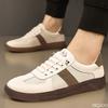 Fashion Spring Summer New Men's Breathable Low Cut Round Toe Mesh Shoes with Soft Soles Lightweight Hollowed Out Men's Casual Shoes