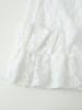 European and American French women's lace short-sleeved shirt bow skirt two-piece set