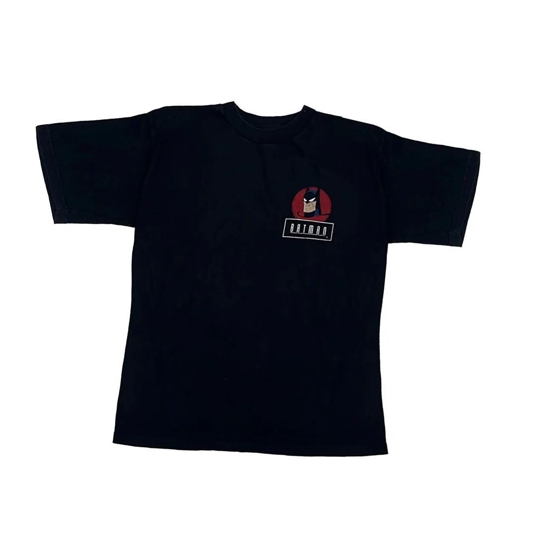 Batman The Animated Series 1990 90s Vintage Promo Logo Television Unisex T-Shirt XXXXL