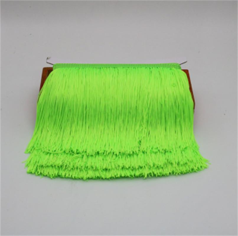 1 yards Long Fringe Lace Tassel Polyester Lace Trim Ribbon Latin dance skirt curtain fringes for sewing DIY Accessories tassle
