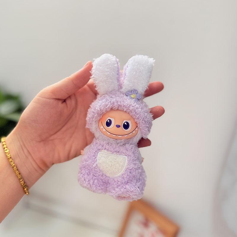 Mini Version 4.0 Vinyl Face Plush Blind Box Doll Clothes Christmas Set Small Nose Gaga Heart Bottom Password