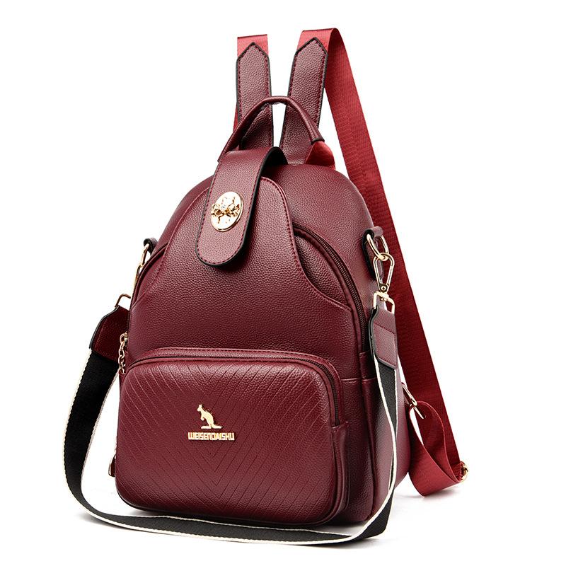 Double Shoulder Bag - Vintage Style Handbag for Women, Casual and Multi-functional Single Shoulder Bag, Travel Backpack