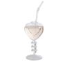 Transparent Heart Shaped Glass Large Capacity Juice Drink Glass Unique Cocktail Glasses  Pub