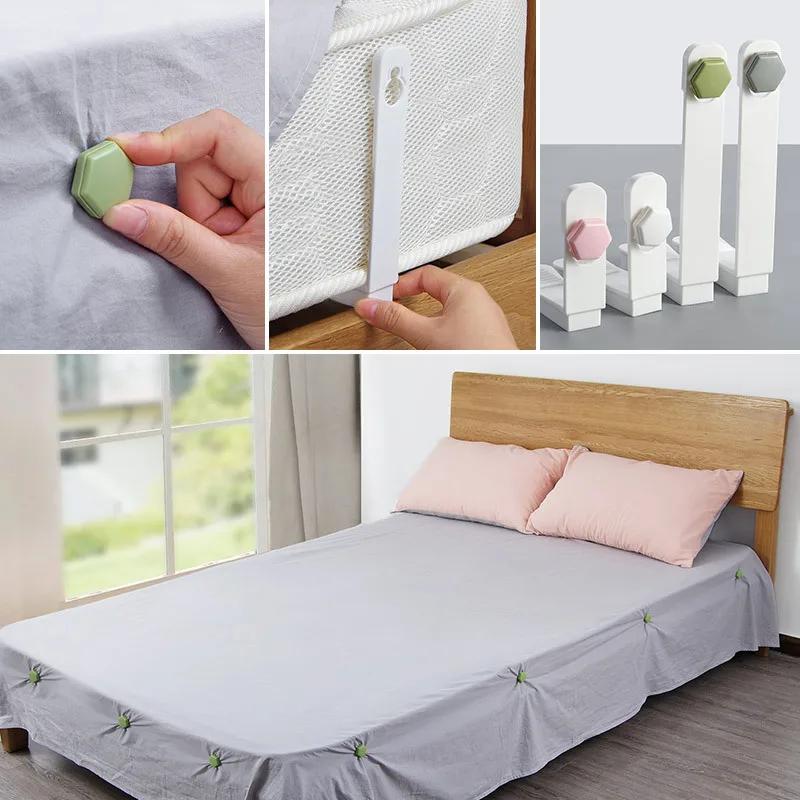 4Pcs Bed Sheet Holder Clip Home Sofa Cover Mattress Quilt Cover Non-slip Fasteners Fixed Bracket Household Samll Accessories