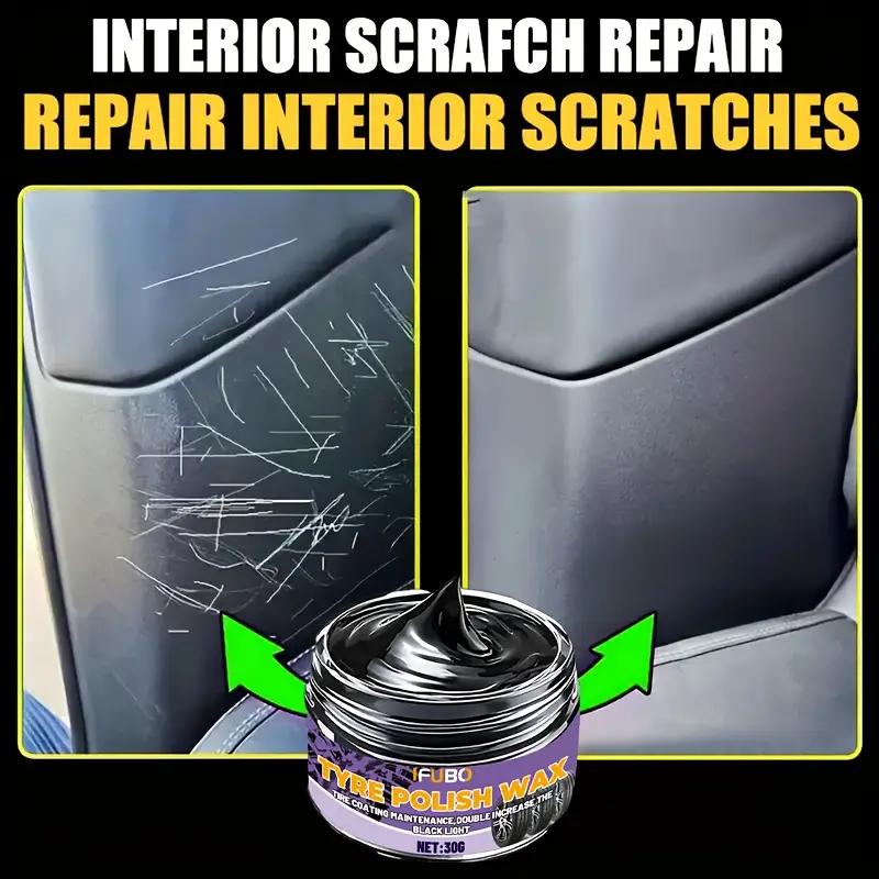 Plastic Scratch Repair Agent, Dashboard Scratch Repair Paste, Interior Care Shine Cream, Tire Coating Wax, Long-lasting Care Oil