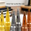 3 Colors Metallic Paint Markers | Permanent Waterproof Art Pens For Diy Crafts & Rock Painting