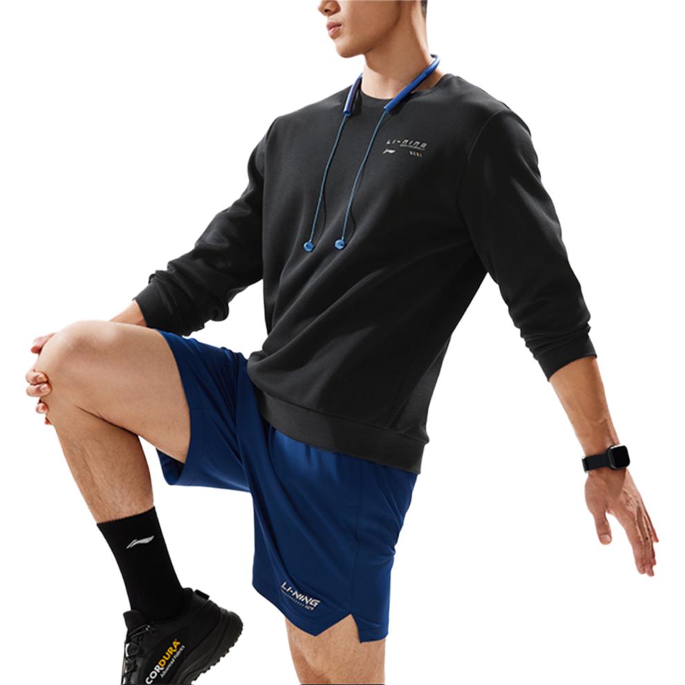 Li Ning Fitness Series Sweatshirt Men's Black AWDU165-1