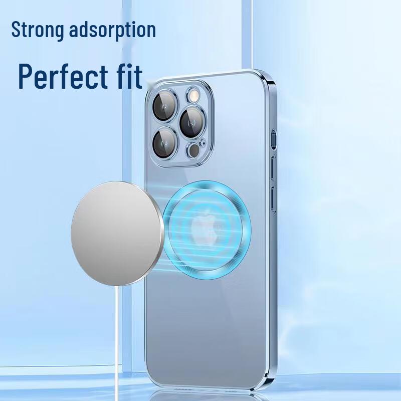 KALAIO MagSafe Compatible Electroplated & Frosted Phone Case with Lens Protector