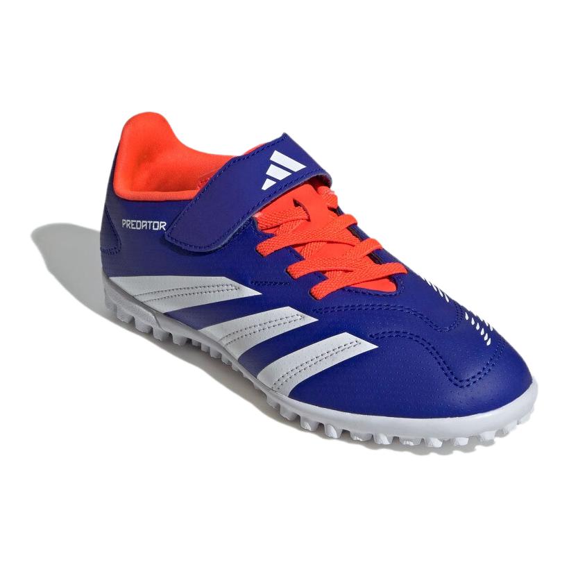 Adidas Predator Club TF Artificial Turf Non-Slip Durable Low-Top Football Shoes Kids Football Shoes Blue White Orange IF6421