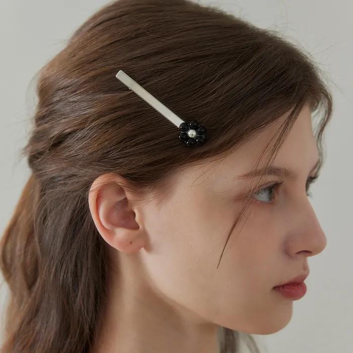 Flower bead hairpin
