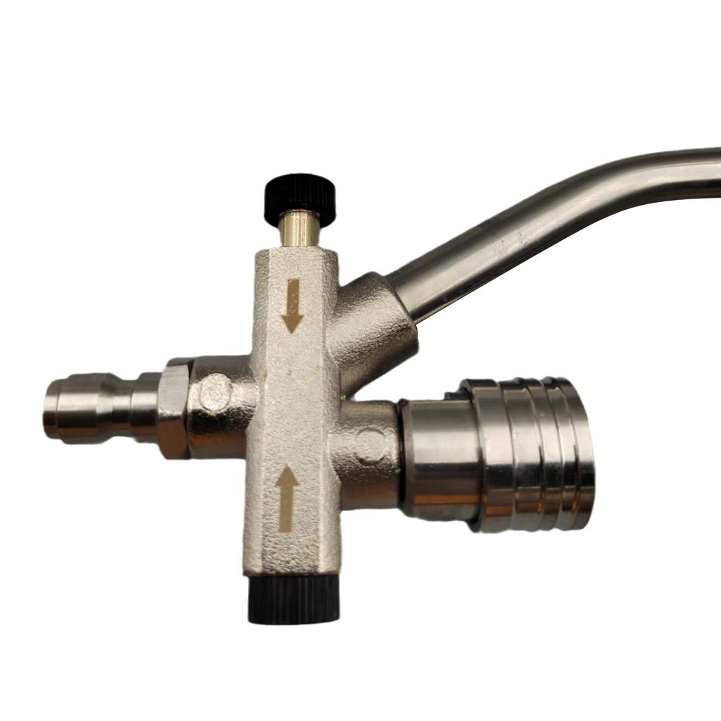 High Pressure Washer Gun 6000PSI Power Washer Short Gun with 1/4 Inch Quick Connector, 5 Nozzle Tips