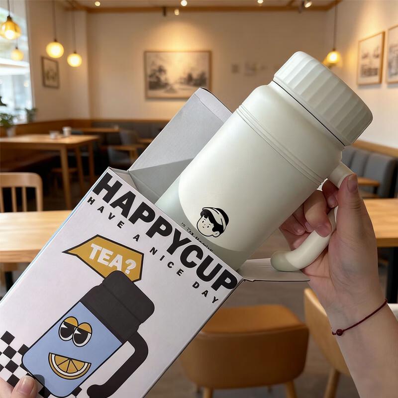 Hengmingtaihe 316SS Large Capacity Portable Insulated Tea Thermos