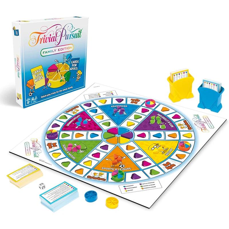 Trivial Pursuit Family Edition Brettspiel: Eine lustige und herausfordernde Möglichkeit, Familie und Freunde zusammenzubringen