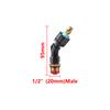 Electric Sprayer Atomizing Nozzle and Filter Joint 1/4" Female Thread Orchard Farmland Wind-Proof Pesticide Sprayer Heads 5Pcs