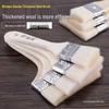 Wool Soft Bristle No-Mark Brush - Ideal for Paint, Coatings, Baking, & BBQ. Non-Shedding Small Brush for Versatile Use.