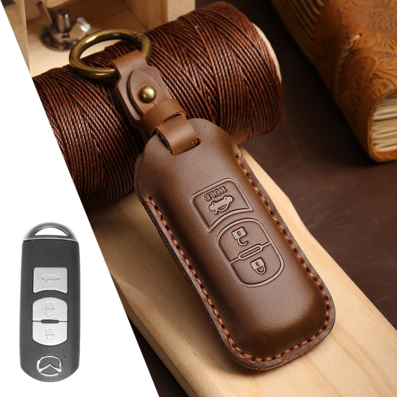 

Mazda Atenza and Axela Key Case Protective Cowhide Shell Set