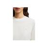 Moncler Round Neck Simple Comfortable Short Sleeve Drop Shoulder T-Shirt Women T-Shirt White K1-093-8C00005-89A17-034