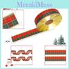 Versatile 10 Meter Christmas Ribbon In Timeless Scottish Plaid Style Perfect For Festive Decor