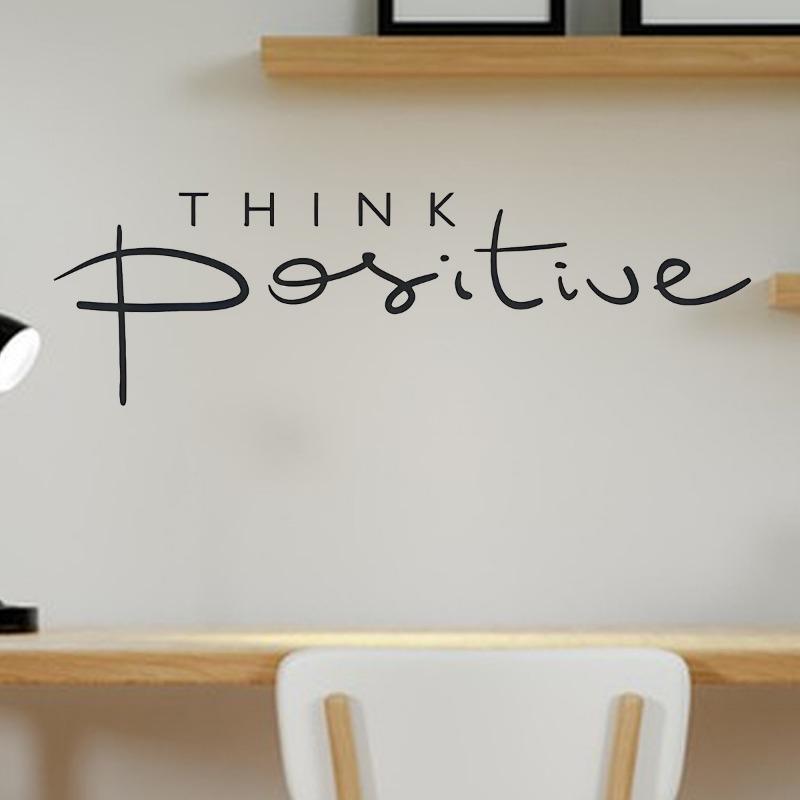 1PC Personalized English Slogan Wall Sticker Warm Home Living Room Bedroom Studio Background Wall Decoration Wall Sticker
