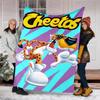 Cheetos Theme Printed Blanket - Perfect for Couch, Bed, Travel & Outdoor Use | Machine Washable, Cozy & Durable.