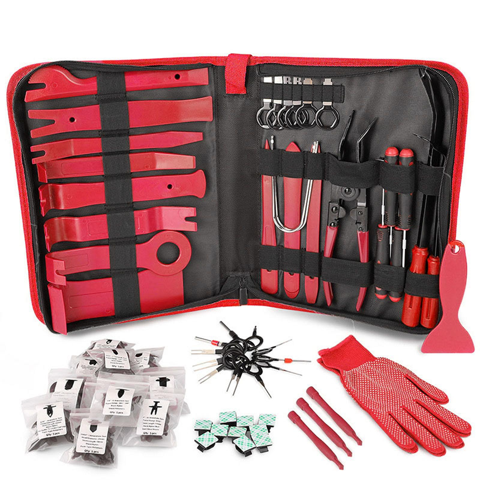 

Car Audio Interior Modification And Disassembly Tool Kit One Size красный