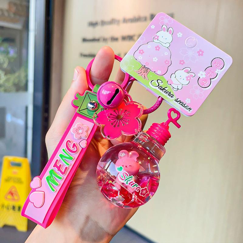 

Keychain Bunny Cute In Bulb Design Perfect For Holiday And Business Gifts Pink