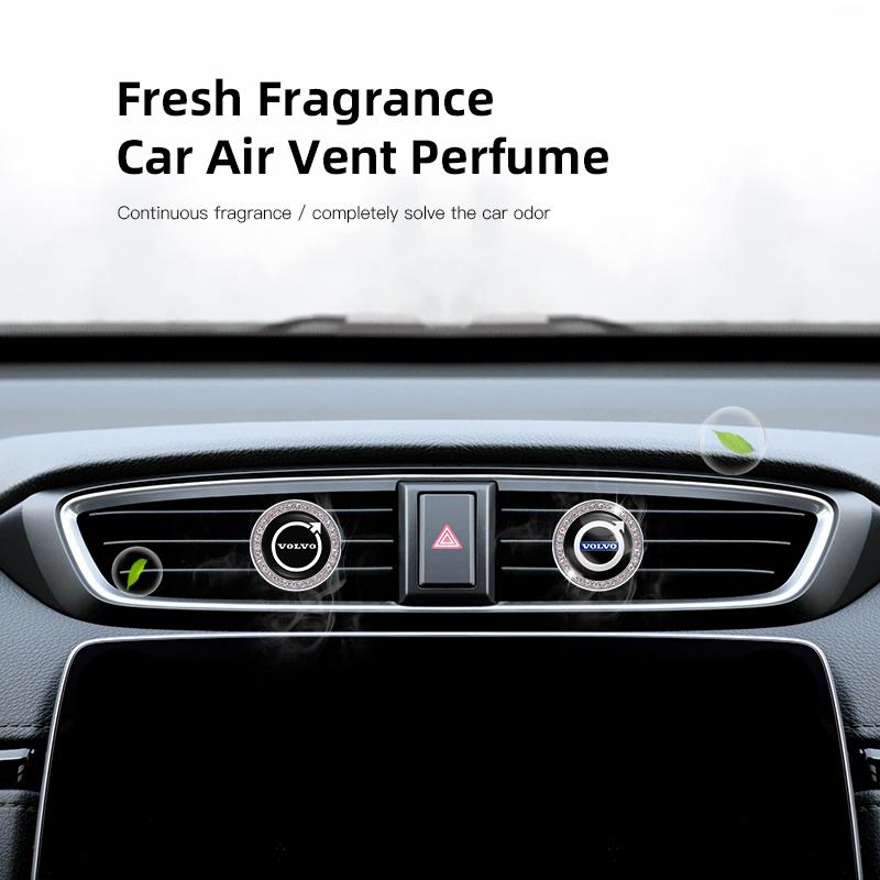 Fcvdz6 Car Fragrance Clip Air Vent Oil Perfume Diffuser Aromatherapy For Volvo XC90 V90 V60 XC60 V40 EC40 EX40 S80 S60 S90 C40 XC40 V70