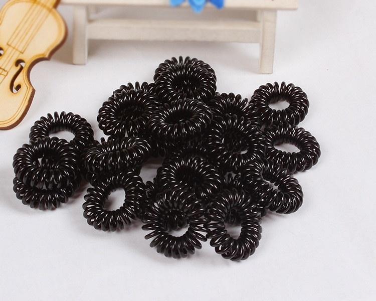30 sztuk czarna elastyczna dziewczyna gumowe opaski do włosów opaski z pałąkiem na głowę liny
