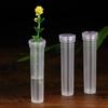 50pcs Nutrition Flower Plastic Tube Transparent Water Flower Tube Cap Flower Water Container Florist Supplies 7.2x1.8cm