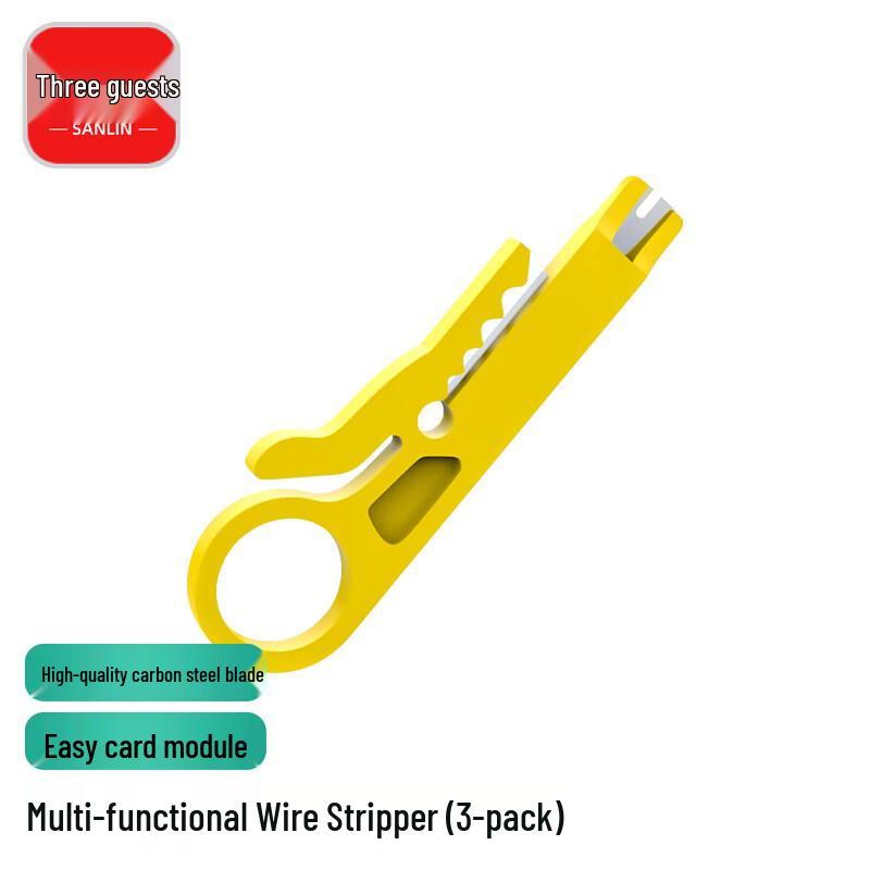 Mini Yellow Wire Stripper Tool