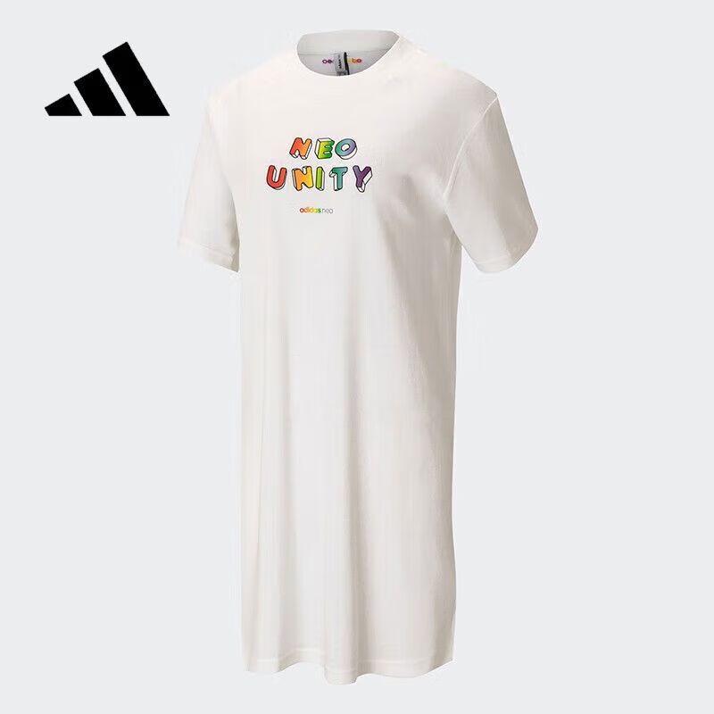 Adidas NEO Women s Round Neck Short Sleeve Sport Dress H65029 S