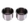 Stainless Steel Cup Drink Holder for Boat, Universal Drink Bottle Can Cup Holder Insert Marine for Marine Rv Boat Yacht Car Popular