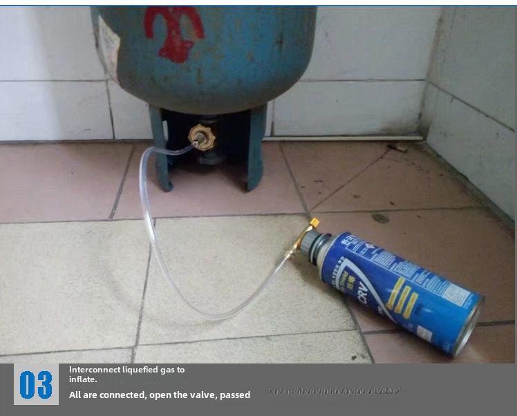 Outdoor Stove Gas Tank Conversion Valve for Camping