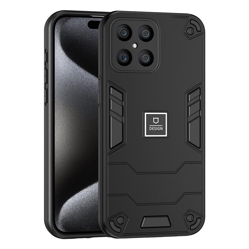 For Honor X8 X8A X8B Magnetic Shockproof Armor Matte Case For Honor X8A For Honor X8B Soft Silicone Bumper Hard PC Cover