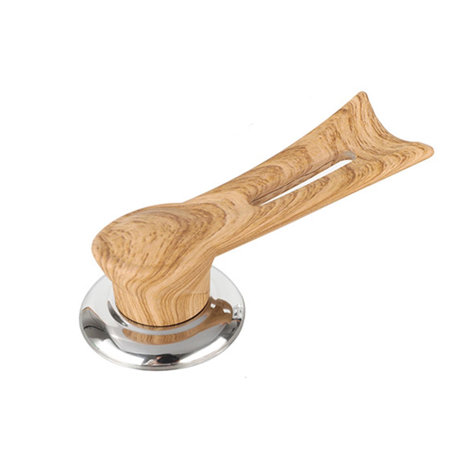 

Ручка для кришки сковороди Бакелітова ручка для кришки сковороди Знімна Міцна та Надійна S Wood grain