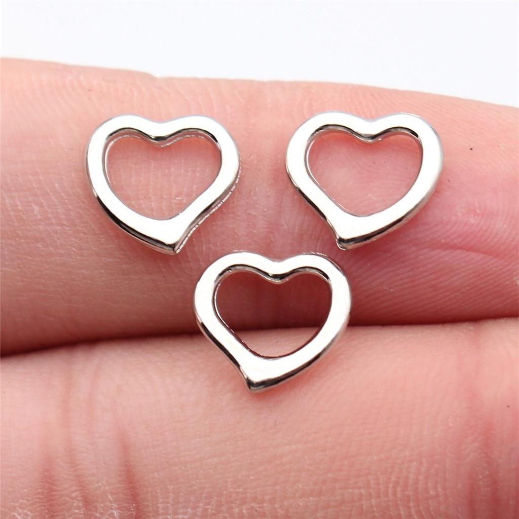 Heart Connectors Love Symbol Antique Bronze Zinc Alloy Jewelry Making DIY Jewelry Making Style Pendant Connectors