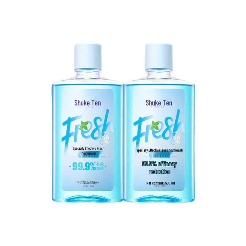 Shuke Bad Breath Defense Mint Mouthwash (2x500ml)
