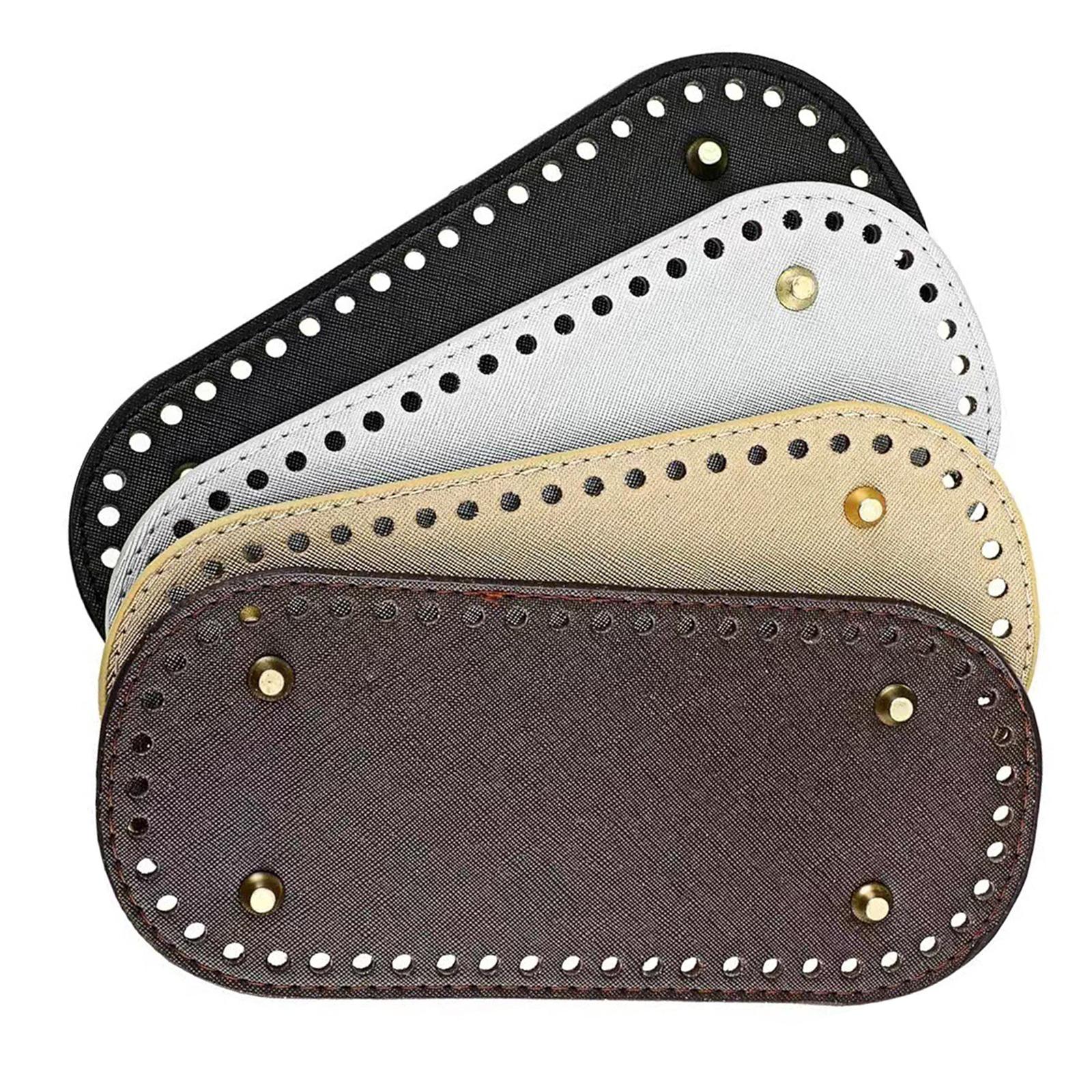 

Основы для сумок из кожи ручной работы Основа для сумки 22x10см 8x18см Основа для сумки из ПУ кожи для вязания крючком сумки, сумки через плечо, подкладка 3