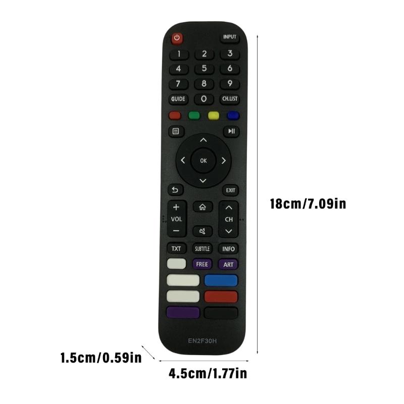 Replacement Remote Control Easy Functionality for EN2Q30H EN2F30H TV and Multiple Device Compatible