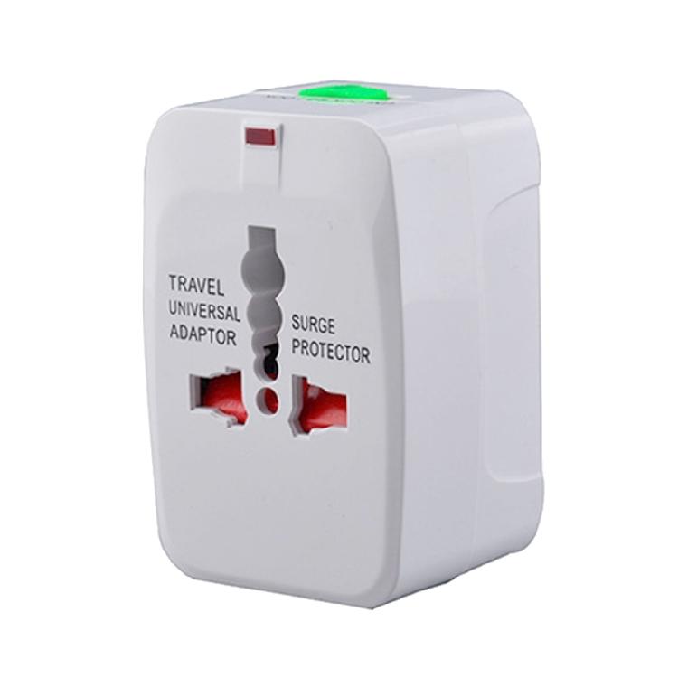

White Power Conversion Adapter Portable Travel Plug Converter for Global Worldwide International Socket 1