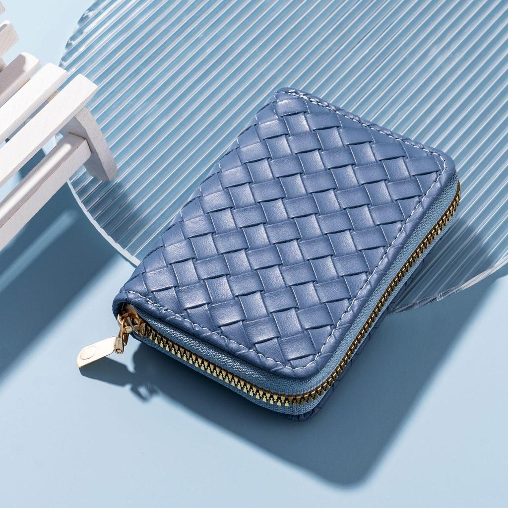 Women's & Men's Large Capacity Anti-Demagnetization Accordion Card Holder with Multi-Card Slots and ID Clip