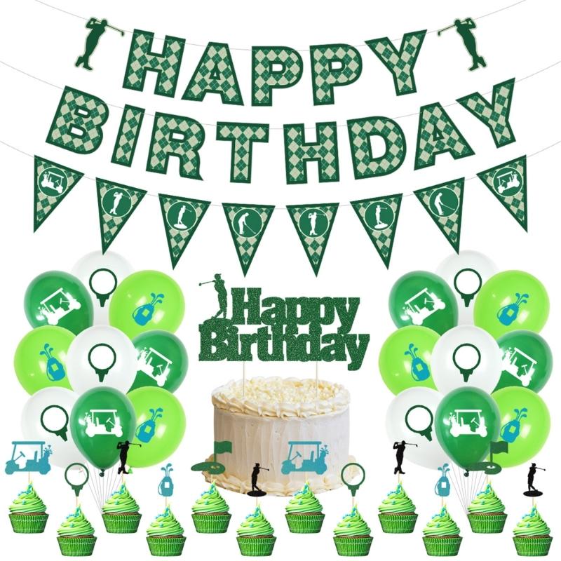 

Golf Theme Birthday Party Supplies Safe Nontoxic Recyclable Decors Set For Sports Enthusiasts Family Gatherings 1