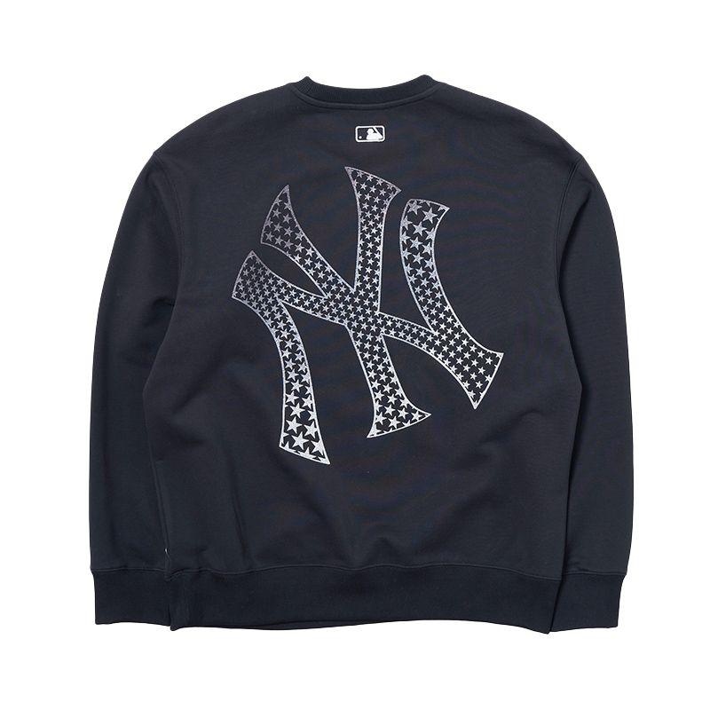 New MLB New York Yankees Sweatshirt Unisex Black 3AMTT0144-50BKS