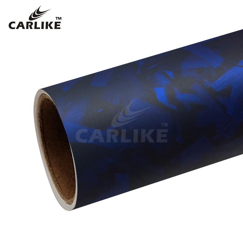 Carlek 3D Forged Carbon Fiber Film: Bright Light Flower Pattern for Car Interior