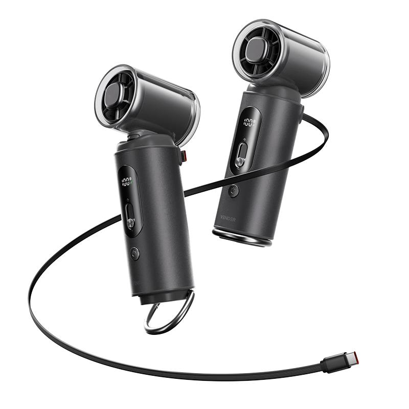 VENIDER Portable Handheld Cooling Fan with Power Bank