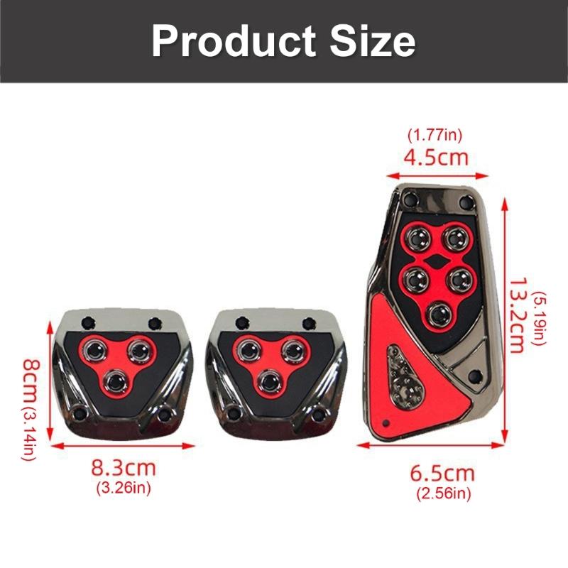 Car Brake Clutch Accelerator Pedal for Most Car SUVs Automotive Accessories Manual Transmission Throttle Clutch Pedal