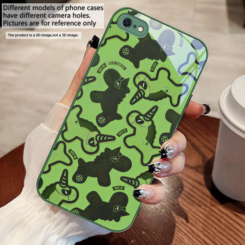 Unicorn cartoon wallpaper For iPhone 17 Air 16 E 15 14 13 Plus 12 mini 11 17 Pro Max XR Xs Max 16E 7 8 Tempered Glass Phone Case