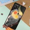 Cartoon Animal Chubby Cockatiel Soft Case For Samsung Galaxy S24 Ultra S9 S10 S20 S22 S21 Plus S23 FE S25 Ultra Funda Cover