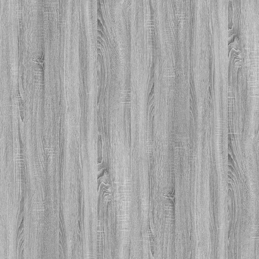2 Piece Bathroom Furniture Set Grey Sonoma Particleboard